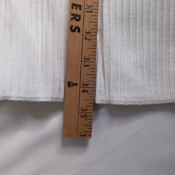 Ribbed Lounge Ankle Drawstring Pants, Size L - Picture 7 of 7